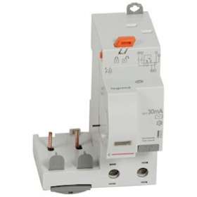 Bloc diff adapt DX³-auto-2P-230/400V~~-40A-typeAC-30 mA-disj 1 mod/pôle|Legrand-LEG410407