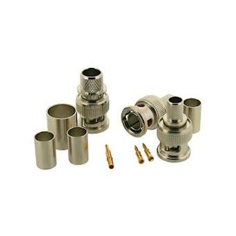 Lot de 10 BNC mâle à sertir pour câble coax RG62|Gigamedia-GGM2105162