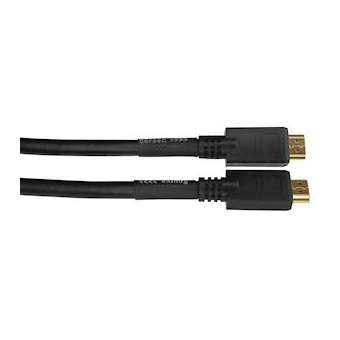 Cordon vidéo HDMI 1.4 high speed avec Ethernet amplifié A/A 30 m (noir)|Gigamedia-GGMCORDHDMI30M
