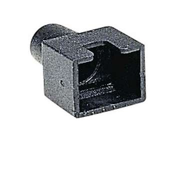 Manchon noir pour fiches RJ45 pour câble rond|Legrand-LEG051706