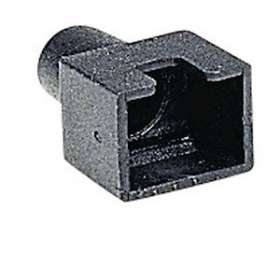 Manchon noir pour fiches RJ45 pour câble rond|Legrand-LEG051706