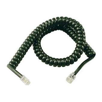 Cordon combiné spiralé noir|Gigamedia-GGM329917