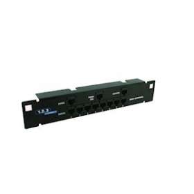 Panneau téléphonique 8 ports RJ45 avec filtre maître ADSL|Gigamedia-GGM123P8TEL