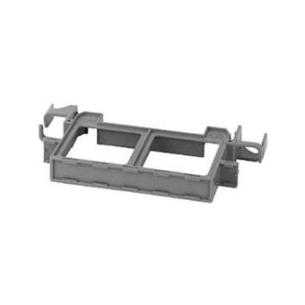 Porte-étiq. gris 8 p 1 pas HPUL & Eur. pour rails HPUL et rail Europe, gris cla|Corning Pouyet-POUP44223AA