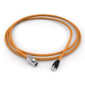 Lien de consolidation mâle/femelle RJ45 class EA 10G LSOH orange, 12 m|Gigamedia-GGMCPCEA12MZHO