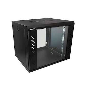 Coffret 19' MODULBOX 9 U prof 600 mm - Noir|Gigamedia-GGMCOF9U2P6MN