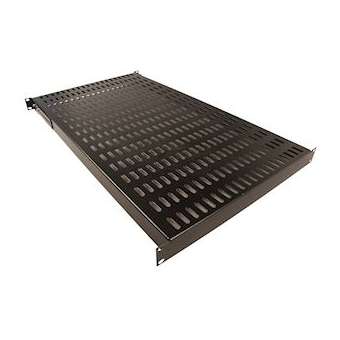 Etagère 19' fixe 1 U - 4 points de fixation - prof 800 mm|Gigamedia-GGMALSEF800N