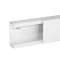 Goulotte de distribution non cloisonnable TA-E 80x40 1 compartiment blanche