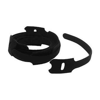 Lot de 10 colliers auto-agrippant 200 x 25 mm noir|Gigamedia-GGMBBT25200N