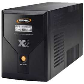 X3 EX 1600 LCD USB FR/SCHUKO Onduleur Line Interactive 1600 VA 4 Prises FR/SCHU|Infosec communication-IN8X3EX1600LCDUSBFR-SCHUKO