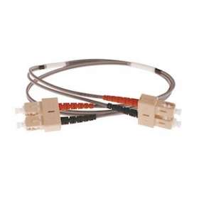 Jarretière optique duplex LC/ST OM3 50/125 µm 2 m|Gigamedia-GGMD4MTLC2M