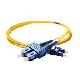 Cordon optique OS1/OS2 ( UPC ) monomode LCS³ duplex SC/LC - longueur 2m|Legrand-LEG032604