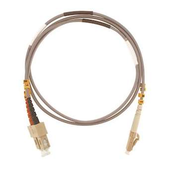 Jarretière optique duplex LC/SC OM3 50/125 µm 10 m|Gigamedia-GGMD4MCLC10M