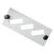 Module à équiper pour 3 raccords SC / LC quad duplex - Gris