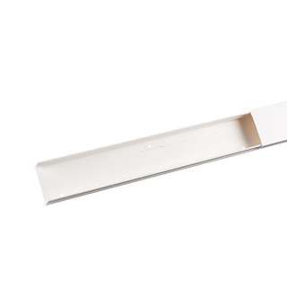 Moulure Keva 50mmx20mm - Fond+couvercle-1 compartiment-Longueur 2m-Blanc Artic|Planet wattohm-PLW11590