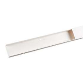 Moulure Keva 50mmx20mm - Fond+couvercle-1 compartiment-Longueur 2m-Blanc Artic|Planet wattohm-PLW11590