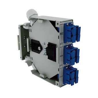 Boîtier optique RAIL DIN équipé 6 raccords SC duplex monomode|Gigamedia-GGMDINFO6SCSM