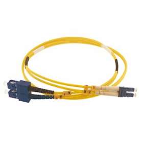 Jarretière optique duplex LC/SC OS2 9/125 µm 10 m|Gigamedia-GGMD3MCLC10M