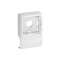 Boîtier simple pour appareillage saillie LegrandTM sur Optima TM 34x16 blanc