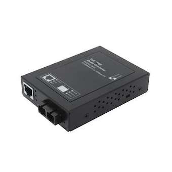 Convertisseur de Média 100FX Multimode SC vs 10/100TX PoE+|Gigamedia-GGMCONVMPSC