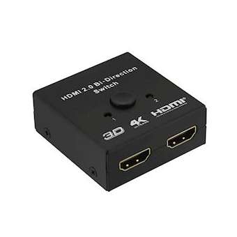 Mini Switcher HDMI - 2 vers 1|Gigamedia-GGMHDMISWM21