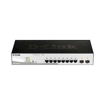 Smart+ 8 ports 10/100/1000Mbps + 2 ports SFP|Dlink-DLKDGS121010