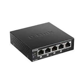 Switch 5 ports Gigabit dont 4 ports PoE - 30 watts par port max - Budget PoE 60W|Dlink-DLKDGS1005PE