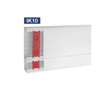 Pack Tecnica-GTL Multipack250 250x65 1 socle compartimenté 2 couvercles blanc|Iboco-IBOB08700
