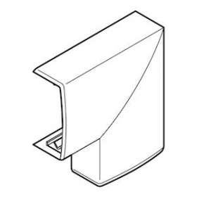 Angle plat pour moulure Keva 22mmx12mm - PVC Blanc Artic|Planet wattohm-PLW11504