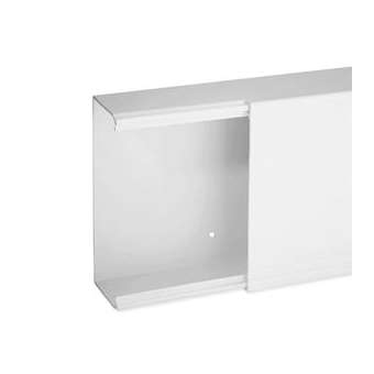 Goulotte de distribution non cloisonnable TA-E 150x60 1 compartiment blanche|Iboco-IBOB00331