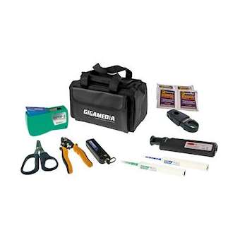 Kit pour la préparation et de le nettoyage de la fibre optique + microscope|Gigamedia-GGMFOKITPREPWM