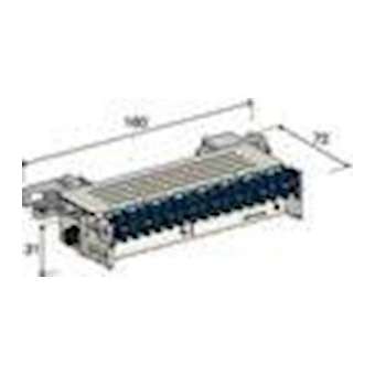 Module RIM 8 paires à coupure blanc|Corning Pouyet-POUN331000D