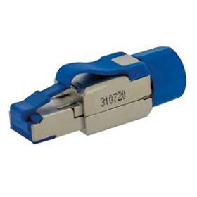 Lot de 20 plug court RJ45 10G Class Ea 4PPOE blindé|Gigamedia-GGMPLUGIT10GSL20