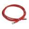 Cordon de brassage RJ45 - LSOH- cat.6A - 100 ohms - S/FTP blindé- L. 2 m -rouge