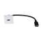 Plastron Adaptateur HDMI F/F avec cordon de 20 cm