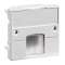 Actassi - support adaptable 45x45mm blanc polaire - volet incolore