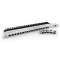 Panneau 19' 0.5U avec 24 noyaux (NKJSC6ATL) CAT6A 4PPOE blindés, (ID 01/24)