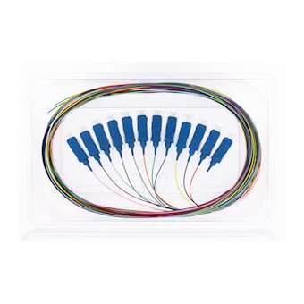 Lot 12 pigtails SC/UPC G657A2 TIGHT BUFFER 2M|Gigamedia-GGMS3MG6SC2MTL12