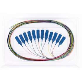 Lot 12 pigtails SC/UPC G657A2 TIGHT BUFFER 2M|Gigamedia-GGMS3MG6SC2MTL12