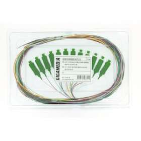 Lot 12 pigtails SC/APC G657A2 TIGHT BUFFER 2M|Gigamedia-GGMS3MG6SCA2TL12