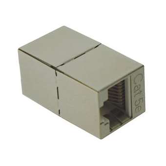 Mini prolongateur CAT5e RJ45 Femelle/Femelle blindé, STP|Gigamedia-GGMMINIC5EB