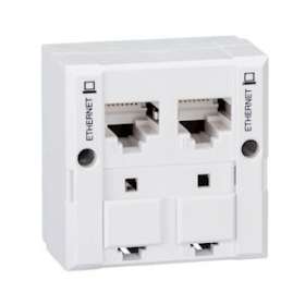 Infraplus-MP - Doubleur 45mm ethernet|Schneider Electric-SCHVDI7544B