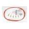 Lot de 6 pigtails LC OM2 50/125 µm 2 m