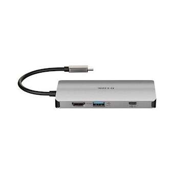 Station d'accueil Hub USB-C 8-en-1 vers HDMI/Ethernet/USB/USB-C/microSD/SD|Dlink-DLKDUBM810
