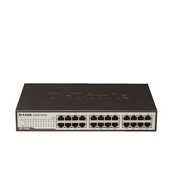 Switch 24 ports 10/100/1000Mbps - Métallique & Rackable|Dlink-DLKDGS1024D