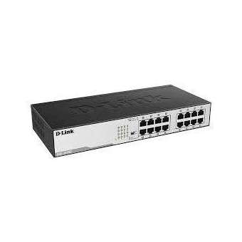 Switch 16 ports 10/100/1000Mbps - Métallique & Rackable|Dlink-DLKDGS1016D