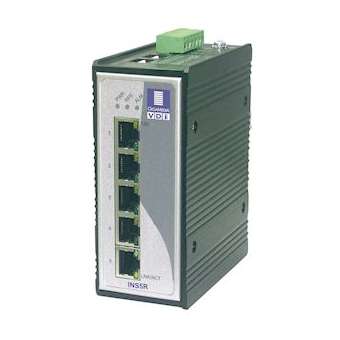 Switch Industriel non-manageable RAIL DIN 5 ports 10/100Base-TX|Gigamedia-GGMINS5R