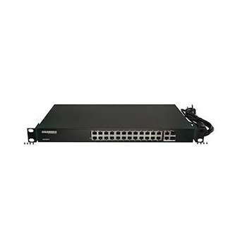 Switch non-manageable 24 ports 10/100Base-TX PoE+ (370W)|Gigamedia-GGMNE24P