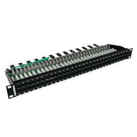Panneau téléphonique 60 ports RJ45 CAT3 UTP 1U noir (3,6, 4,5)|Gigamedia-GGM60PVPPC3
