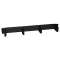 Passe-cordon hor. 19' 1U 4 anneaux plastiques 75mm Volition ND